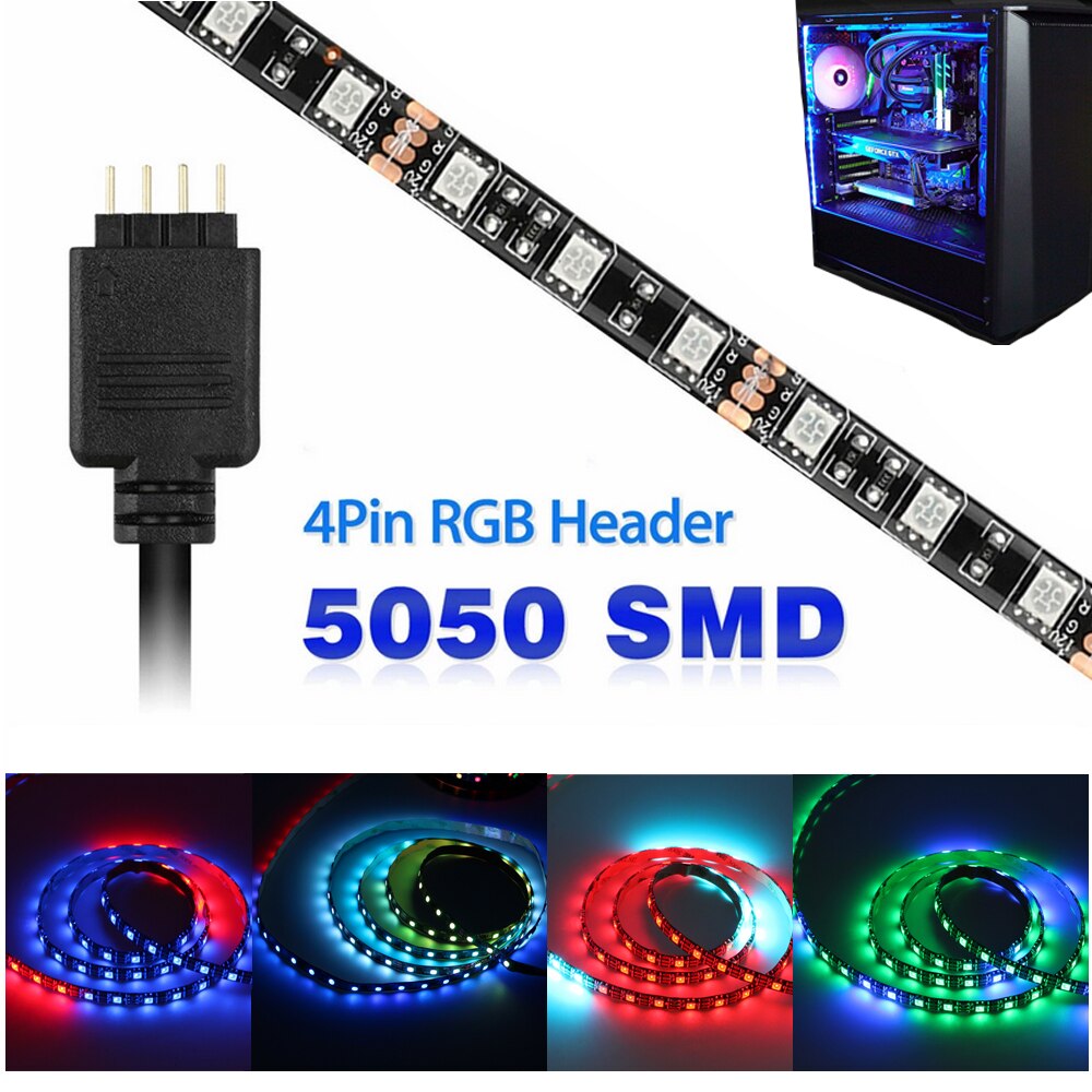 4  ARGB  SMD 5050 RGB LED Ʈ Modding PC ..